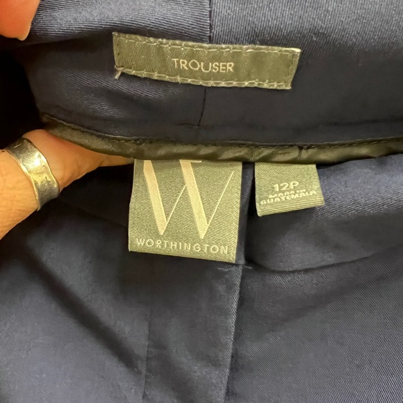 Worthington Women's Navy Pants 12P‎ - Picture 3 of 3